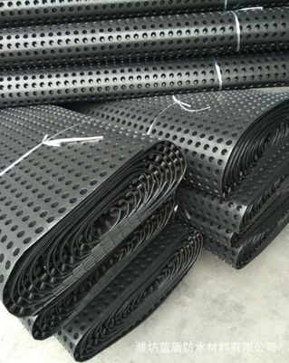 宏鑫源(HDPE)高密度聚乙烯防护出排水板 0.7mm 楼顶屋顶花园绿化环保阻根